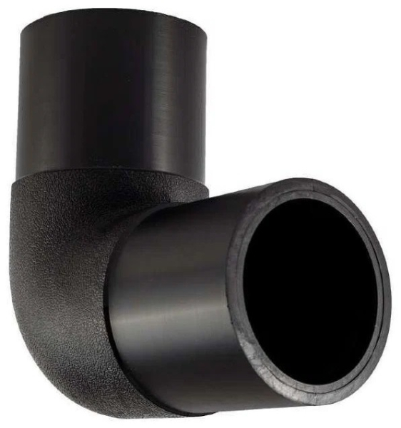 Отвод (ПНД) ПЭ SDR11/SDR17 Дн 25х90гр. напорный литой (спигот) удлиненный
